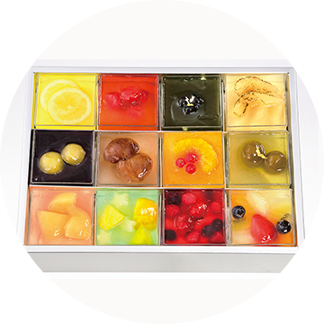 〈ケーキハウス ショウタニ〉夏の涼菓 ゼリー寄せ