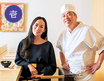 カウンター越しの神田さんとの会話