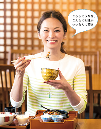 とろろとうなぎ、こんなに相性がいいなんて驚き